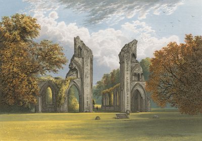 Glastonbury Abbey by Alexander Francis Lydon